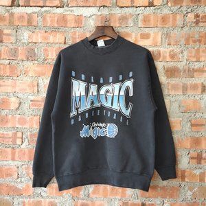 RARE Vintage Distressed Orlando Magic Basketball By Magic Magic Pullo shirt gift